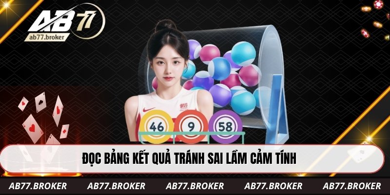 Đọc bảng kết quả tránh sai lầm cảm tính